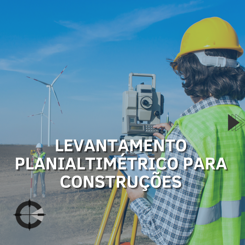 Levantamento planialtimétrico para construções